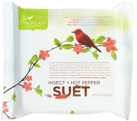 Insect + Hot Pepper Suet (12.0oz) - Click Image to Close